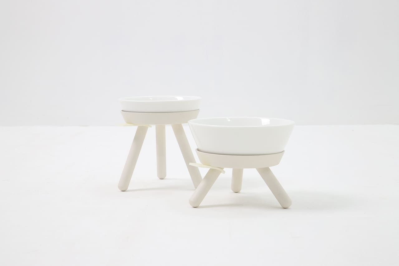 Oreo Table 高碗架組 - White